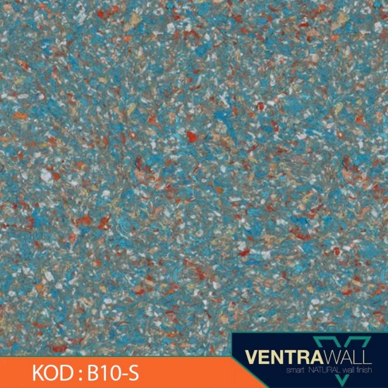 Ventrawall Canlı Sıva Mavi Duvar Boyası WB10-S 