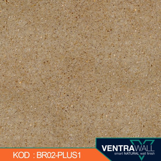 Ventrawall Kahverengi Canlı Sıva - BR02-PLUS1 - 1.5 Kg