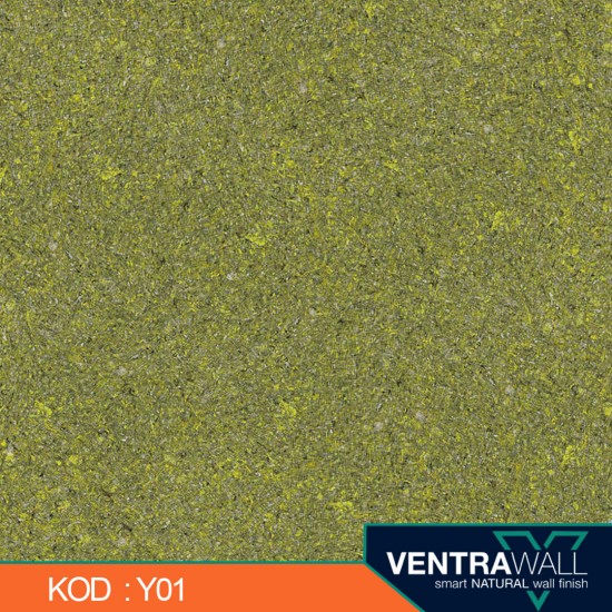 Ventrawall Fıstık Yeşili Dekoratif Sıva - Canlı Sıva - Y01 - 1.5 Kg
