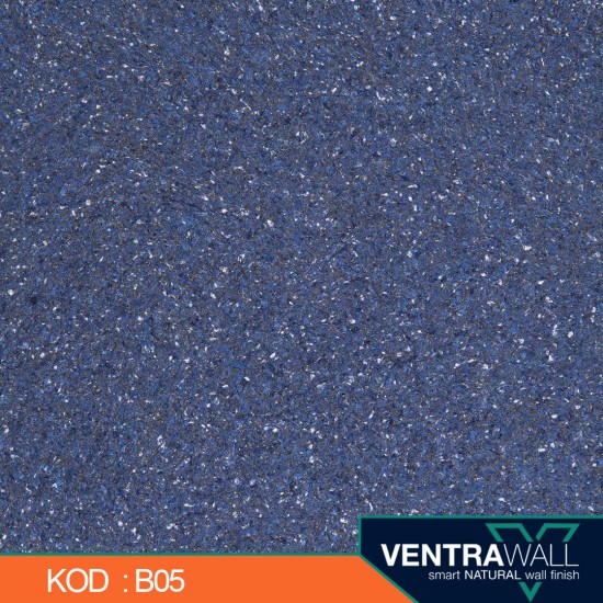 Ventrawall Kot Mavisi İpek Sıva - Canlı Sıva - WB05 - 1.5 Kg