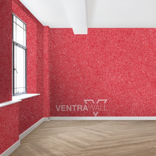 Ventrawall Kırmızı Duvar Kaplaması - İpek Sıva - R03 - 1.5 Kg