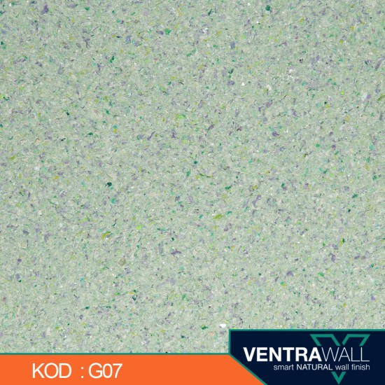 Ventrawall - Yeşil Duvar Kağıdı ve Duvar Boyası - G07 - 5 KG