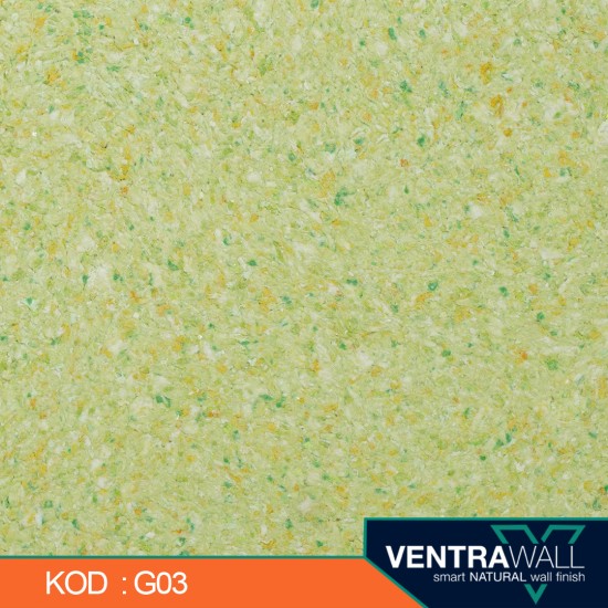 Ventrawall Yeşil İç Cephe Duvar Kağıdı 1.5 Kg - G03-S
