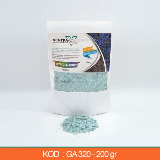 Ventrawall Açık Mavi Mineralli Taş Parçacıkları GA-320-200GR