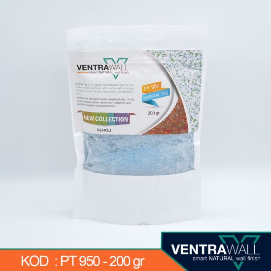 Ventrawall Gökyüzü Mavisi Doğal Mineralli Taş PT-950-200GR