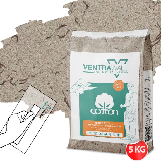 Ventrawall - Yalıtımlı Kahverengi Pamuk Boya - BR08 - 5 KG