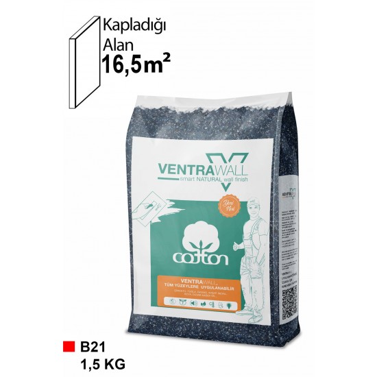 Ventrawall Mavi Canlı Sıva - İpek Sıva - B21 - 5 Kg