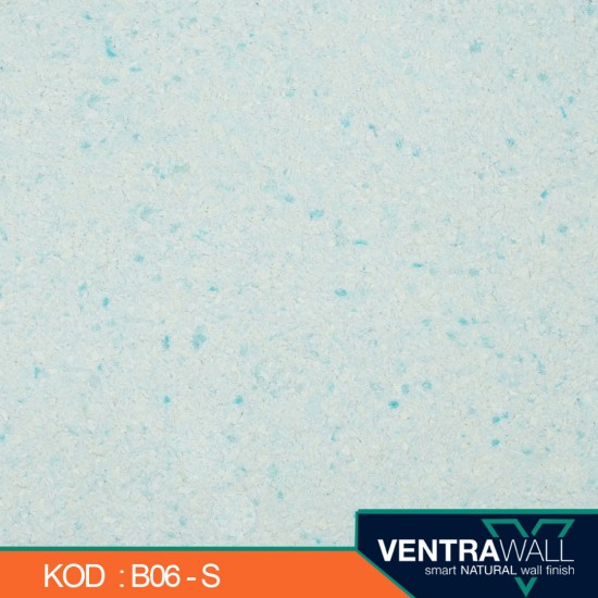 Ventrawall Buz Mavisi İpek Sıva - Dekoratif Sıva - WB06-S - 1.5 Kg