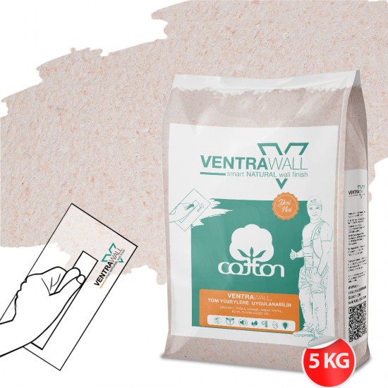 Ventrawall - Pembe Duvar Boyası ve Duvar Kağıdı - P05 - 5 KG