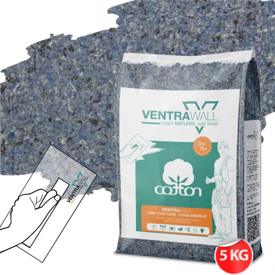 Ventrawall Mavi Canlı Sıva - İpek Sıva - WB21 - 5 Kg