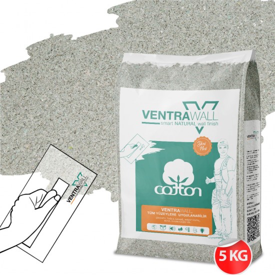 Ventrawall - Yeşil Duvar Kağıdı ve Pamuk Sıva - G01 - 5 KG