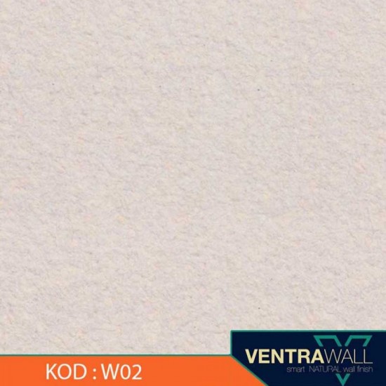 Duvar Kaplama Beyaz Ventrawall Canlı Sıva W02
