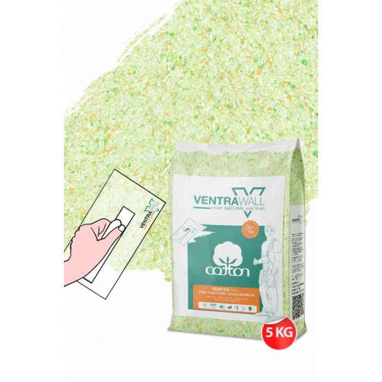 Ventrawall Yeşil Dekoratif Sıva - Canlı Sıva - G05 - 5 Kg