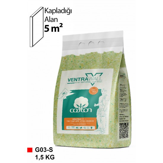 Ventrawall Yeşil Duvar Kağıdı - Duvar Kaplama - G03 - 1.5 Kg