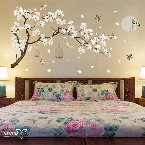 Sakura Ağacı ile Ev dekorasyonu modelleri
