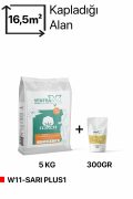 Ventrawall W11-SARI-PLUS1-5KG– Yalıtımlı Sürülen mineral taşlı Beyaz Duvar Kağıdı - Görsel 2